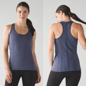 Lululemon Sculpt It Singlet Tank Top (Built-in Bra) in Greyvy 6